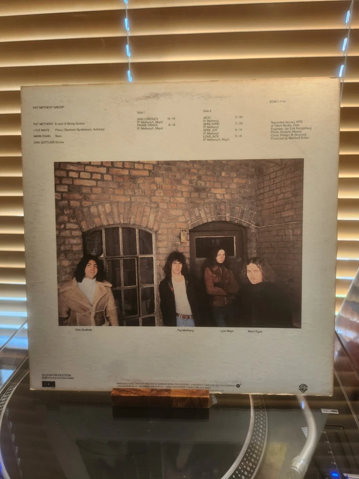 Pat Metheny Group, Pat Metheny Group, 1978 1st ECM, ECM-1-1114, VG+/VG+ - Image 2 of 3