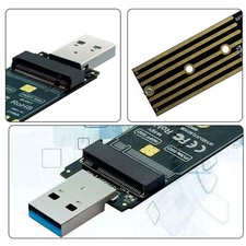 NVMe to USB Adapter, M.2 SSD to USB 3.1 Type A Card, Based Key M.2 Hard O3A1 A2j