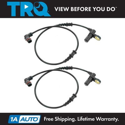 TRQ Front ABS Wheel Speed Sensor Set Fits 2000-2006 Mercedes-Benz