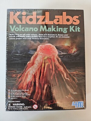 KidzLabs Volcano Making Kit Kids Science Experiment For Ages Over 8 New