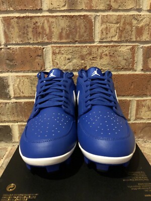 New 11 Nike Air Jordan 1 Retro Low MCS Game Royal Baseball 
