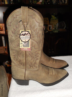 ARIAT Women's Heritage Western J Toe Distressed Brown Leather Boot 10009514 NIB