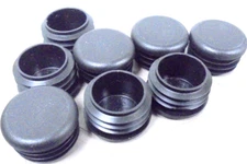 8 Pack CAPLUGS Round Plalstic End Caps Tubing Plugs fits 0.96" - 1.05"  ID Hole