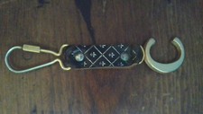Leather Strap Key Chain key ring chain tag