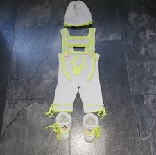 Set - Baby Hose (Tracht, Landhaus, Lederhose) - Mütze - Schuhe
