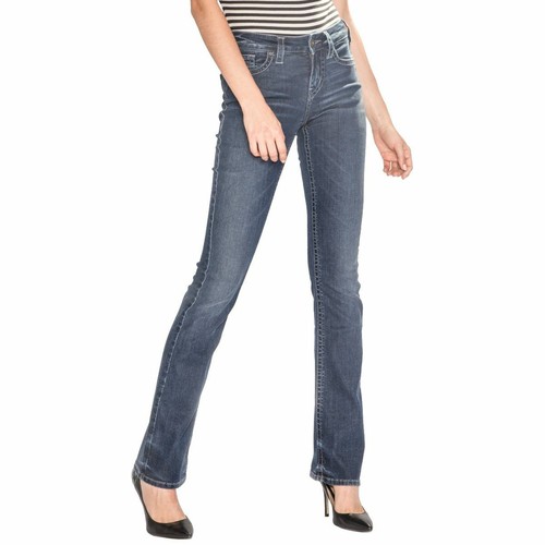 SILVER JEANS NEW Women's Midrise Demi 