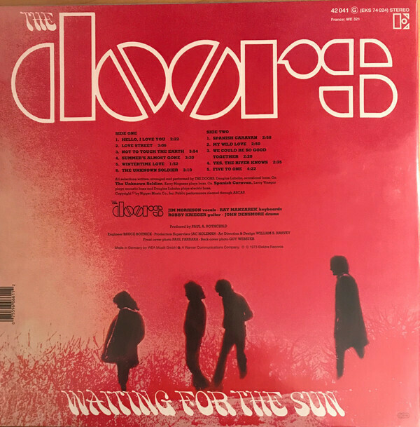 DOORSWaiting For The Sun (180 gram)Vinyl LpBrand new/Still Sealed