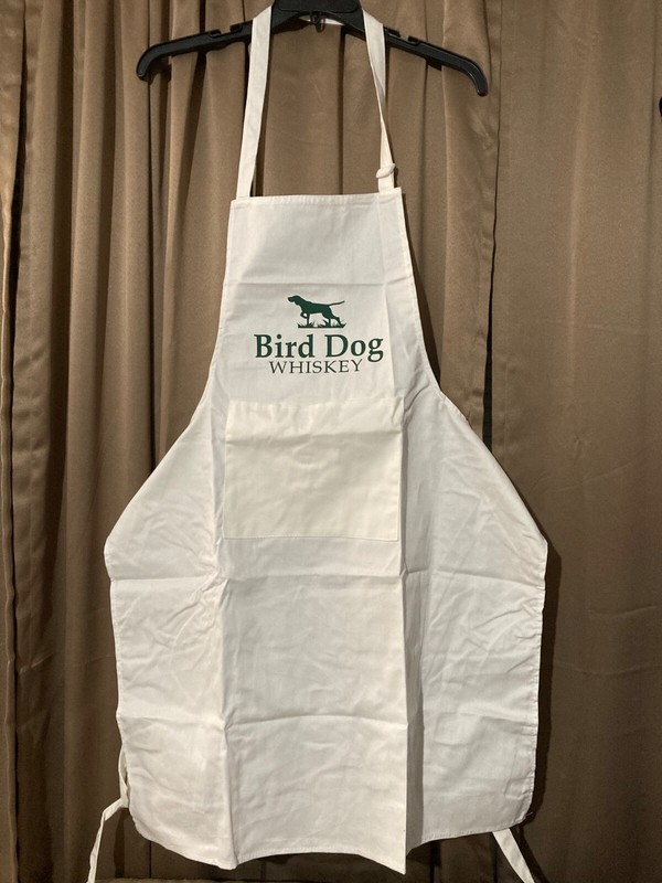 Bird Dog Whiskey Cotton White Men’s Grilling Dad’s One Size Apron 