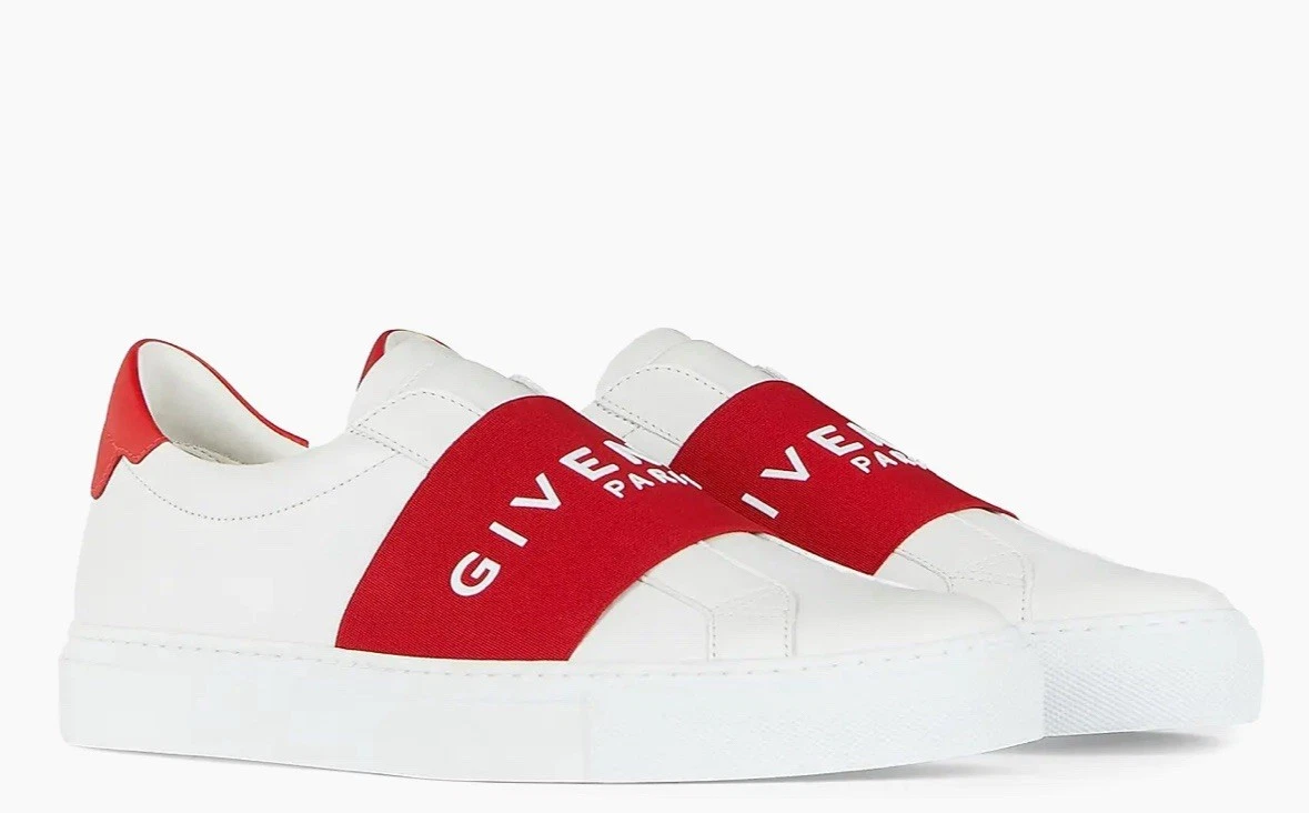 Givenchy — Givenchy Women City Sport Sneakers Shoes Red/White US 7.5/EU 37.5