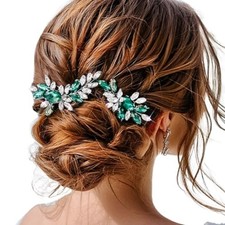 Rhinestone Hair Clip Crystal Bridal Hair Accessories Wedding Headpiece for