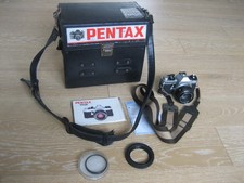 Asahi Pentax MG Kamera + Objektiv 1:2 50mm + Koffer + Dokumentation