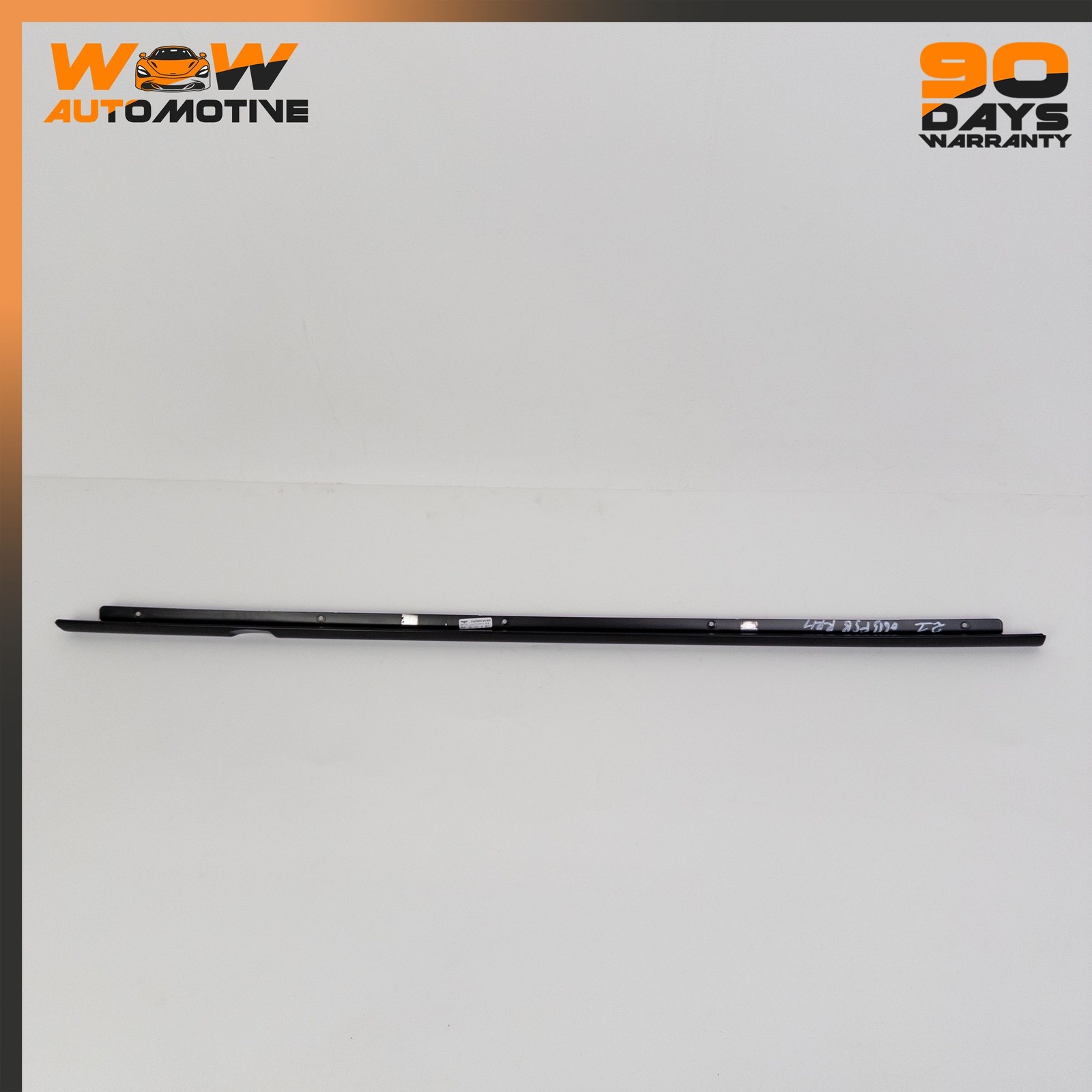 06-13 BENTLEY CONTINENTAL FLYING SPUR SEDAN REAR RIGHT DOOR TRIM BLACK OEM