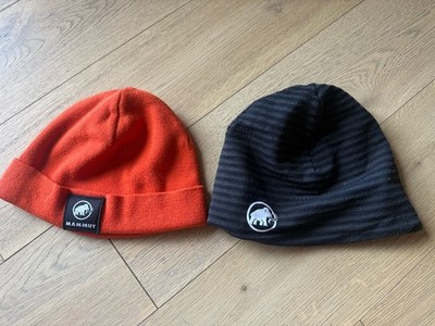 2x Mammut Swiss Engineering Beanie Hat 