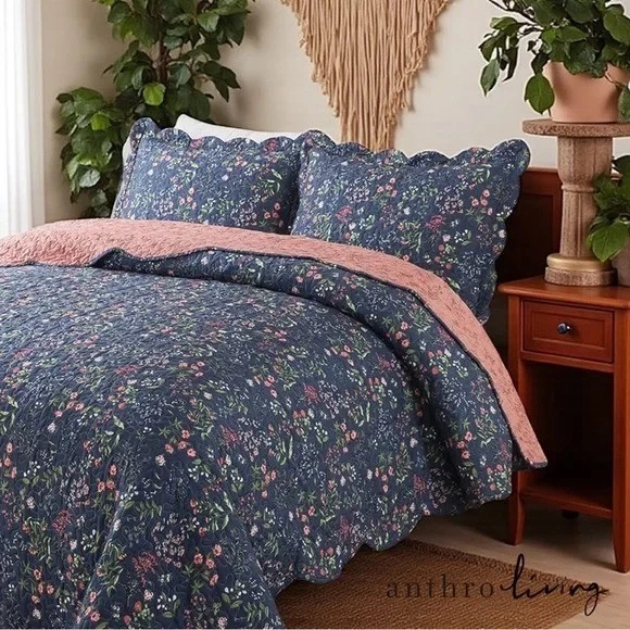 Anthropologie Blue Quilts, Bedspreads & Coverlets for sale | eBay