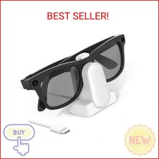 Cisian Charging Dock Compatible with Ray-Ban Meta Smart Glasses Wayfarer/Skyler/