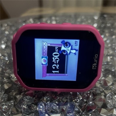 Kurio Pink Touch Screen Smart Watch Silicone Band Plastic Case Kids