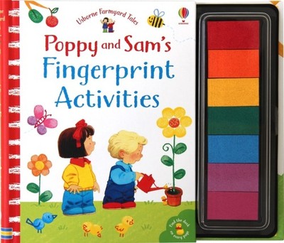 POPPY & SAMS FINGERPRINT ACTIVITIES by Sam Taplin Spiral Bound Self Help