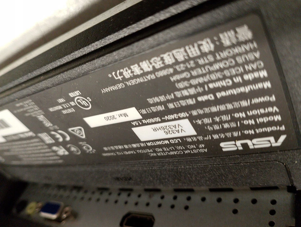 DEFEKT ASUS VA326N-W Monitor 80,01 cm (31,5 Felder, Full H - Bild 4 von 4