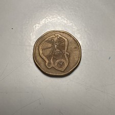 BALLY'S ALADDIN'S CASTLE GAME TOKEN WITH GENIE JINN DJINN BRASS VINTAGE