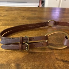 Lauren Ralph Lauren Leather Brown Belts for Women for sale  display picture 1