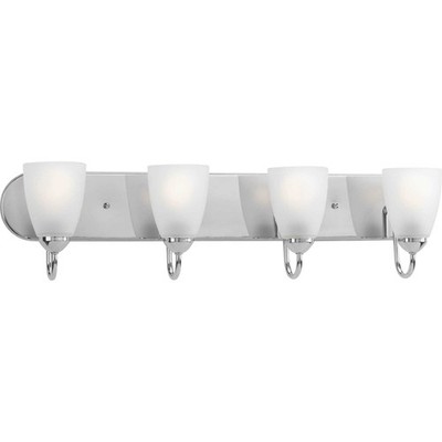 Progress Lighting P2709 Gather 4 Light Bathroom Vanity Light - Chrome