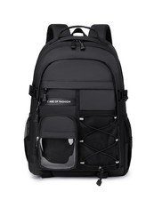 Laptop Backpack Boys Teen Bookbag Kids Middle Schoolbag Women Men 18in Black