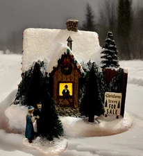 Mint Brand New Hawthorne Village Thomas Kinkade St Nicholas Christmas Shop 79980