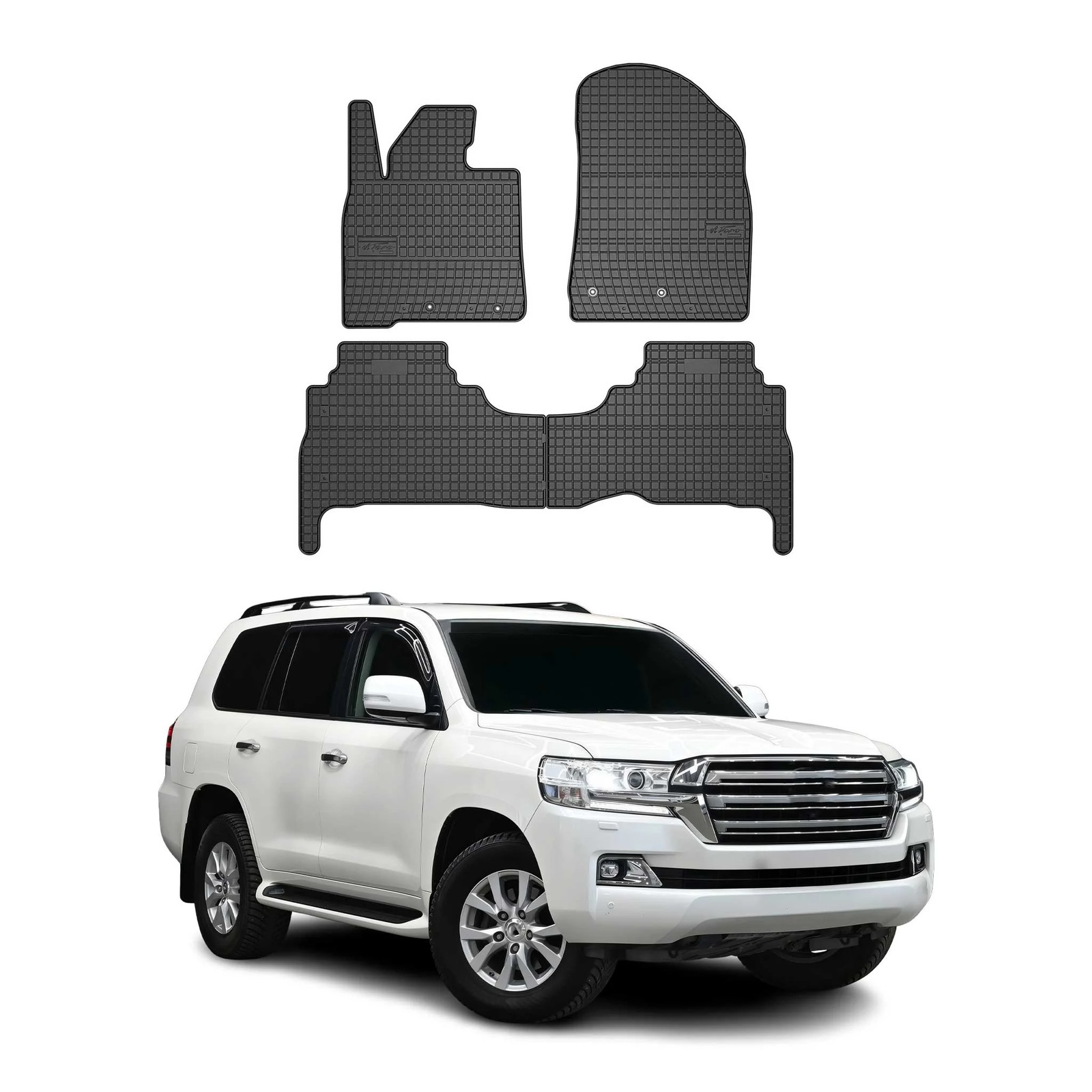 Tapis caoutchouc Toyota Land Cruiser 2015-2022 pour protéger la moquette des taches