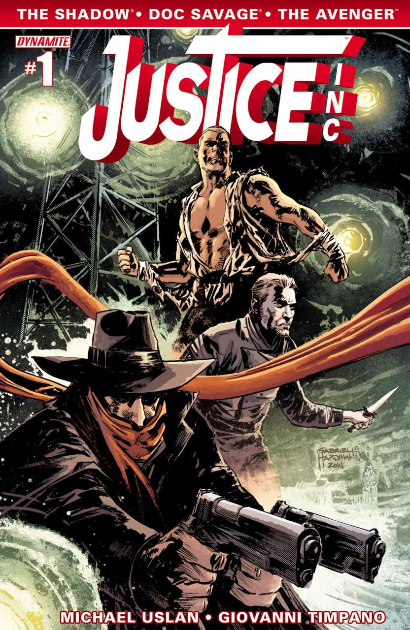 Justice Inc. (Dynamite) #1B VF; Dynamite | the Shadow Doc Savage the Avenger - w