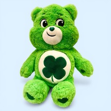 Good Luck Bear Care Bears Shamrock Plush St. Patrick Day 14 2020 Stuffed Animal