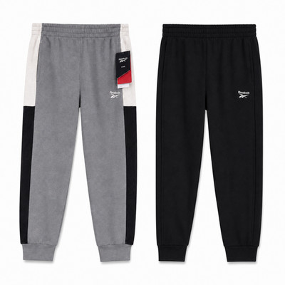 Reebok Kinder Trainingshose Jogginghose Jungen 2er-Set Schwarz Grau NEU