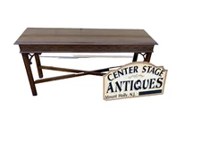 65821   18th Century Drexel Mahogany  Console Library Table