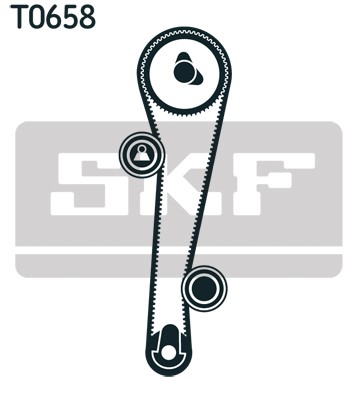 1X SKF Vkma 95656 Zahnriemensatz FüR KIA Hyundai-image
