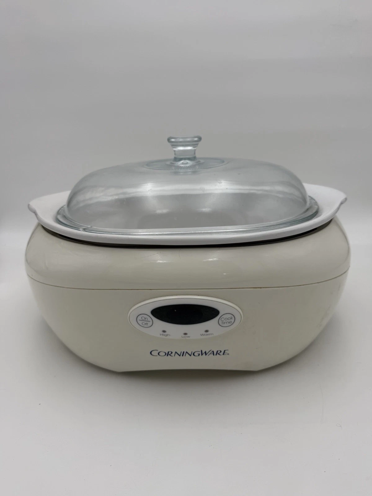 Corning Ware SC-6 Electric 6 Quart Digital Crock Pot Slow Cooker w/Lid