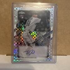 2021 Topps Chrome Update Series -  Chrome Autographs Jose Devers X-Fractor /125