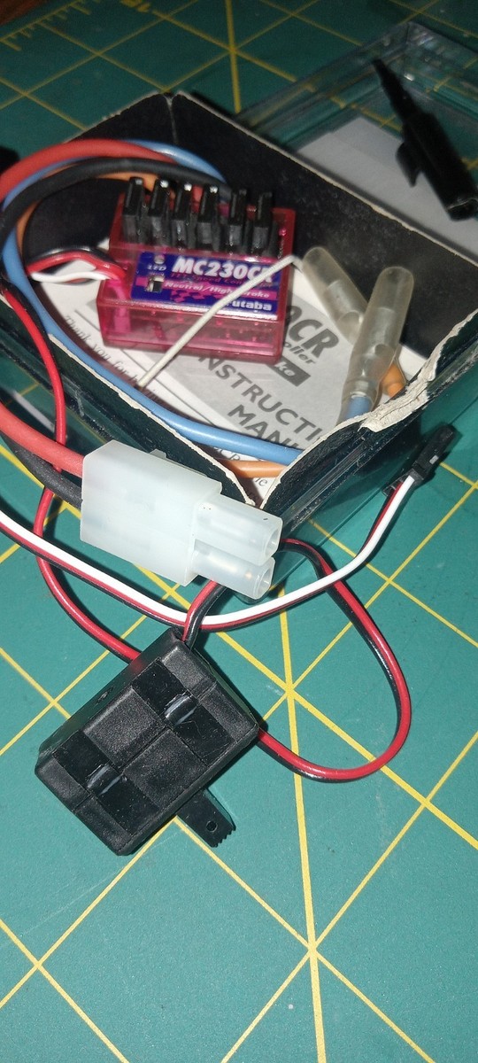 NOS FUTABA MC230CR MOTOR CONTROLLER, SPEED CONTROL. Tamiya, Kyosho
