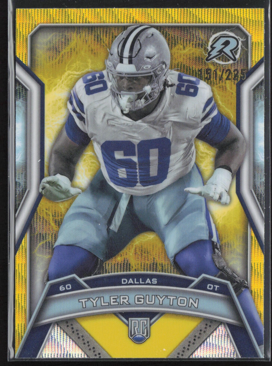 Tyler Guyton Topps Resurgence #124 Yellow Surge