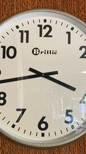 TRES GRANDE HORLOGE PENDULE BRILLIE 42,5 cm ANCIENNE