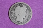 ESTATE FIND 1900 O Barber Dime #K60087