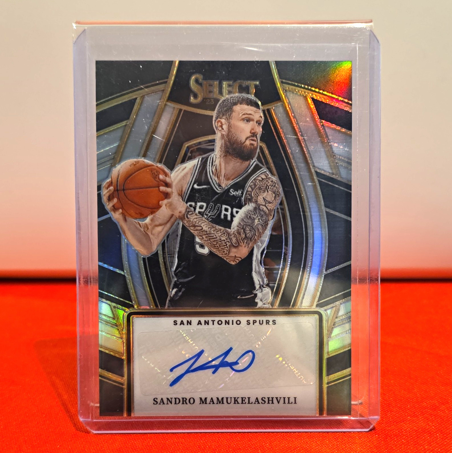 2023-24 Select Signature Selections Sandro Mamukelashvili Auto Silver Lakers