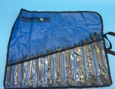 Armstrong Metric 7-19mm Combination Wrench Set Wrenches In Blue Roll Mac004171