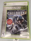 X BOX 360 XBOX LIVE CALL OF DUTY 2 PLATINUM HITS SPECIAL EDITION TESTED 77