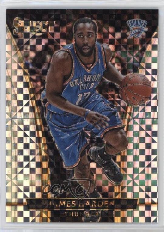 2015-16 Panini Select Courtside Silver Prizm James Harden #284 15wb