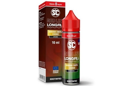 SC - Red Line - Aroma Banana Swirl Cookie 10 ml (10er Packung)