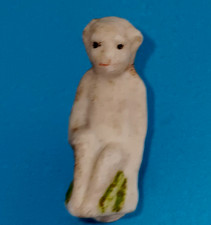 Fève 1ère Epoque Allemande  SINGE sur socle vert biscuit  Hr. 2,7cm