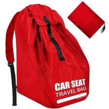 Car Seat Travel Bag for Airplane, Large Car Seat Bags for Air Travel with Com...