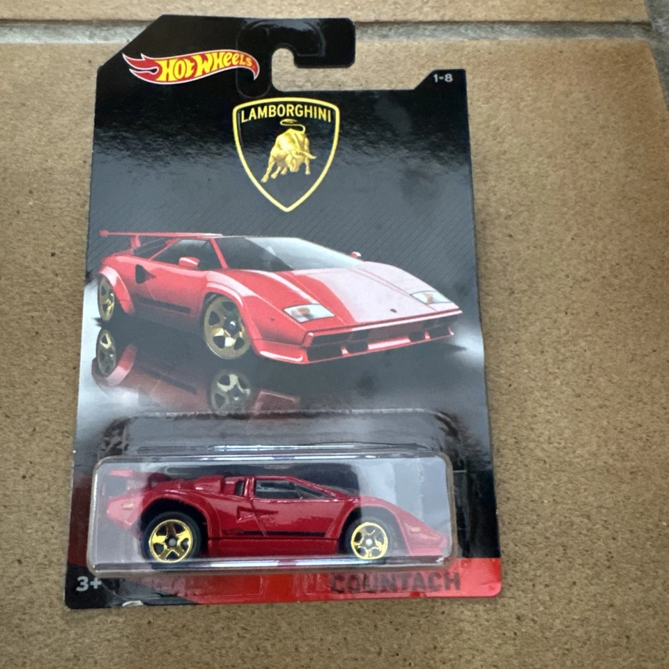 Hot Wheels коллекция Lamborghini «Lamborghini Countach» 1/8 комбинированная почта РЕДКАЯ - Изображение 2 из 4