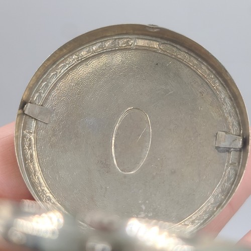 Vintage Art Deco Compact Purple Enamel Guilloche - Picture 11 of 14