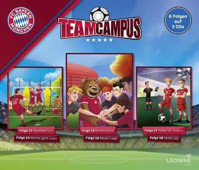 FC Bayern Team Campus (Fußball) Hörspielbox 3  - Hörbuch