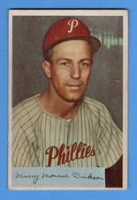 1954 Bowman MURRY DICKSON #111 Phillies VG 